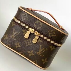 Louis Vuitton Brown Monogram Nano Nice Toiletry Bag